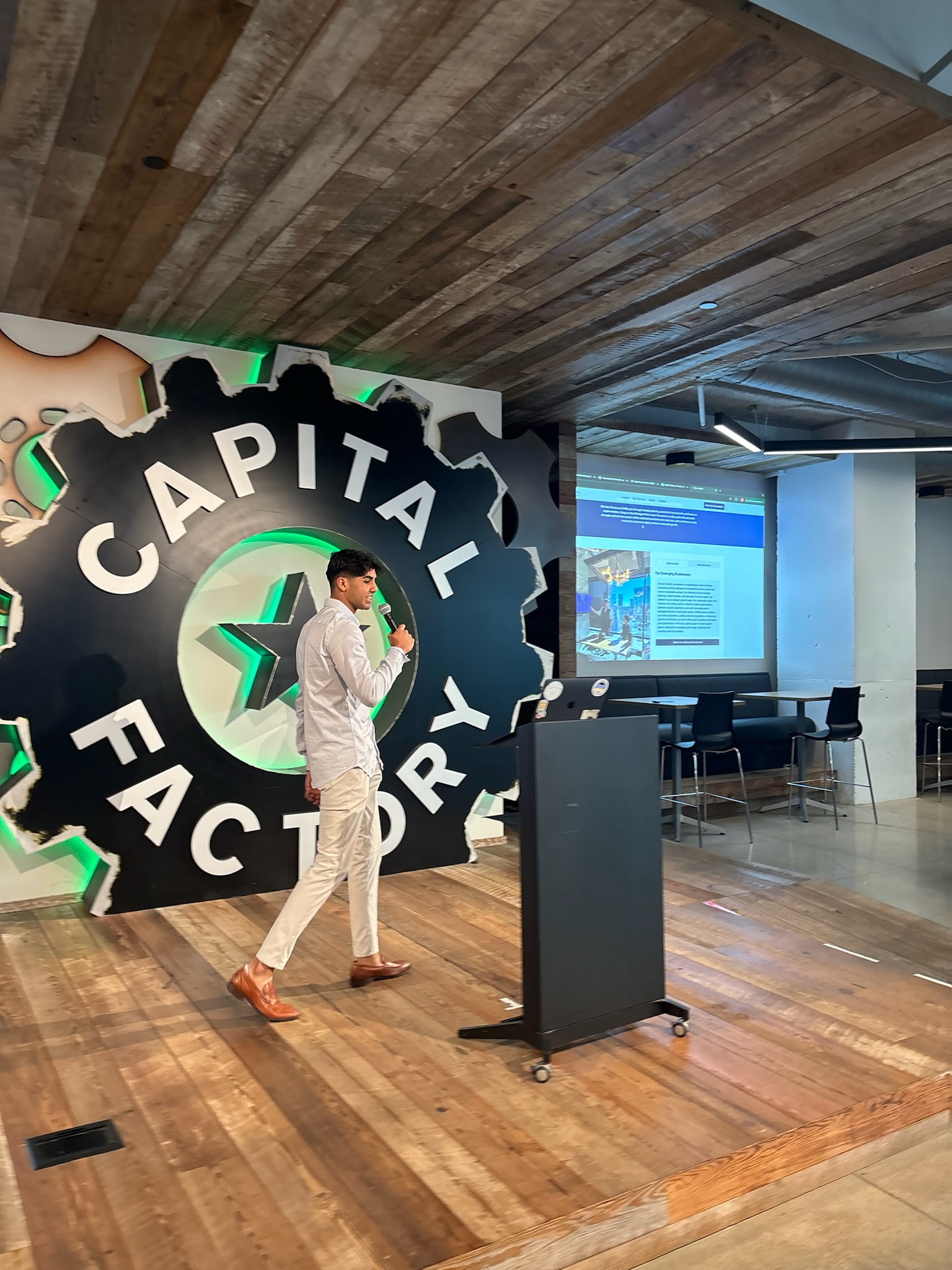 Presenting at Capital Factory
