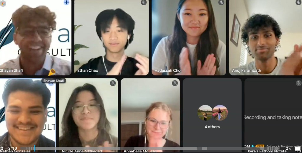 Xyra Consult team call